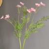 Pequeña flor de gesang de una sola rama simulada, cosmos, pastoral, para casa, modelo, habitación, hotel, accesorios de fotografía, flores artificiales decorativas