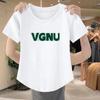 Camiseta de Algodón Puro con Hilo de Manga Corta para Mujer Deseo Puro Chicas Calientes Verano Corto Ajustado Versátil Bajo Arco Top de Moda para Mujer