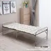 Cama de hierro antigua cama de siesta cama plegable cama retráctil multifuncional ligera cama de alambre persona única almacenamiento doble acero de alambre