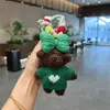 Estilo Coreano Nuevo Perro de Peluche de Pie Lindo Bolso Cruzado Suéter Llavero de Dibujos Animados Colgante de Muñeca Linda Venta al Por Mayor