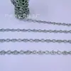 Corrente de Liga de Zinco com Strass em Forma de Coração Pêssego, Nova Estilo, Feita Sob Medida de Fábrica, Decoração DIY para Sapatos, Roupas, Bolsas, Corrente de Metal