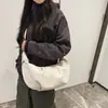 Bolsa de Hombro Cruzada Retro Plegada Tipo Bollo 2026, Gran Capacidad, Bolso Simple Cruzado, Bolso Versátil Unisex