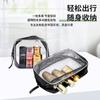 Bolsa de Aseo Bolsa de Cosméticos Bolsa con Cremallera de PVC Bolsa Transparente con Cremallera de PVC Capacidad Estéreo Bolsa de Almacenamiento Ampliada Bolsa de Empaque