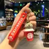 Llavero Starbucks Taza de Té con Leche Muñeco de Dibujos Animados Llavero de Coche Colgante para Bolso Máquina de Garra Regalo Pequeño Venta al por Mayor