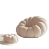 Sillón Sofá Perezoso de Calabaza, Sillón Reclinable de Algodón Comprimido al Vacío Sofá de Ocio con Reposapiés