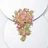 Broche de Flor Nuevo de Gama Alta para Mujer Lujoso Palacio Cristal Retro Temperamento Corsage Moda Versátil Broche Venta al por Mayor