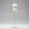 Tienda de Ropa Maniquí Femenino de Hombros Caídos Accesorios Maniquí de Exhibición de Ropa Femenina de Medio Cuerpo Soporte de Exhibición para Maniquí