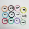 Acessórios para Joias DIY 33mm Metal Pintado Cartão Colorido Anel Fivela de Mola Argola de Chave Abertura Redonda Argola de Pendurar Material