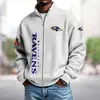 Sudadera Deportiva con Capucha y Cremallera de Talla Grande, Estilo Holgado, Estampado Digital 3D, Camisetas de Equipo de la NBA Transfronterizas Europeas y Americanas