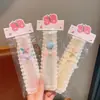 Parche de Florales de Borde Ancho con Velcro para Niñas, Flequillo de Verano para la Frente, Banda para Fijar el Cabello de Bebé