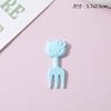 DIY material feito à mão desenho animado comida e brincar talheres gato arco garfo pitada música acessórios decorativos resina
