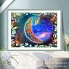 Nova pintura de diamante DIY ponto cruz céu estrelado universo planeta cenário sala de estar cheia de diamante pintura decorativa cross-border fabricantes lote