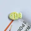 Grampo de Cabelo Peixe com Padrão Colorido, Grampo de Pescada Fofo e Transparente, Presilha Estilo Doce para Franja Lateral de Menina, Acessório de Cabelo de Desenho Animado