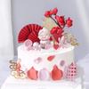 Adornos decorativos para pastel de cumpleaños de un anciano, tetera, gatos, abuelo, celebración del cumpleaños de la abuela, complemento