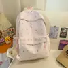Mochilas de Aspecto Elegante para Estudiantes de Secundaria y Universidad, Mochilas Versátiles Casuales de Estilo Coreano Ins Dulce para Mujer con Gran Capacidad