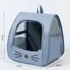 Mochila Transportadora para Mascotas Jaula Anti-Rascaduras para Gatos Bolso para Gatos Salidas Viajes Bolso Plegable Mochila Multifuncional Cabina Calmante para Coche Doble Hombro