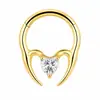 Joyería de Anillo de Nariz de Aleación de Titanio F136 para Mujeres, Estilo Europeo y Americano, Anillo Personalizado de Septum Nasal Estilo Punk, Joyería Corporal para Piercings al por Mayor