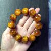La nueva pulsera de hilo de seda dorada con aroma a cera de abeja Par para hombres y mujeres pulsera de cuentas de cera de abeja pulsera de cuentas