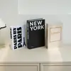 Cidade da Moda Livro Falso Simples Moderno Inglês Livro de Simulação Modelo de Livro Decoração de Sala Modelo de Livro Decoração de Livro Livro de Decoração para Casa