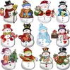Nuevos Gnomos de Navidad de 24 Piezas, Adornos de Madera para Colgar en el Árbol de Navidad para Decoración Navideña