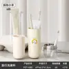 Set de cepillo de dientes y vaso para viajar, cepillo de dientes y vaso portátiles, set de artículos de tocador para viajar, vaso para cepillo de dientes de viaje