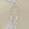 Diadema Blanca de Encaje de Cristal y Perlas de Hada para Mujeres para Atar el Cabello Estilo Bosque Cinta Dulce Cinta Francesa Diadema Tocado