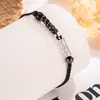 Pulseira Vintage de Obsidiana Koi com Corda Trançada Vermelha Design de Luxo Leve de Nicho Presente Boa Sorte Joia Versátil para Mulheres
