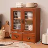 Portavasos de Escritorio Caja de Almacenamiento de Madera Maciza, Organizador de Cosméticos, Organizador de Juego de Té para Oficina y Sala de Estar, Personalizable