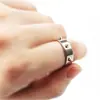 Anillo de autodefensa de acero inoxidable de moda para hombres y mujeres, punta de lobo, autodefensa al aire libre, anillo de autodefensa dominante, venta al por mayor mujeres