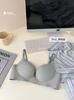 [Borde-Borde Artículo Caliente] Íntimos Dulces Sin Costuras y Finos Sin Varillas del Sudeste Asiático para Niñas con Busto Pequeño Sujetador Push-Up Transpirable