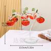 Artesanías de Vidrio Cristal Árbol de Manzanas Venta al por Mayor Decoraciones de Punto Regalos de Inauguración Adornos Pequeños