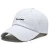 Gorra de Mujer Suave de Color Sólido con Visera Gorra Deportiva Casual Bordada para Hombre Protección Solar Tendencia Gorra de Béisbol