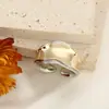 Anillo de curva ondulada estilo minimalista europeo y americano, sensación de nicho de alta gama, único y exagerado, anillo geométrico genial para el dedo índice