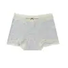 Calcinhas de Renda de Algodão para Mulheres, Cintura Média, 10A Antibacteriana, Algodão Total, Gancho Estendido, Cuecas Boxer Femininas