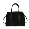 Bolso Bandolera Boston Casual de Gamuza Retro para Mujer 2025 Otoño Nueva Tendencia de Alta Gama de Hombro Único Cruzado
