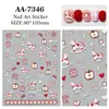 Adesivos Originais para Unhas Pony Fogos de Artifício 5D Em relevo Tridimensional Maçã Carrossel Adesivos DIY para Arte de Unhas Acessórios Estilo Aa