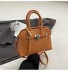 Bolso Kelly Retro de Mano Transfronterizo 2025 Bolsos Nuevos Bolso de Hombro Versátil Bolso Cruzado Casual de Alta Gama para Mujer