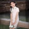 Vestido cheongsam estilo occidental de verano para niñas, estilo retro chino Hanfu, nuevo vestido de estilo chino para bebés