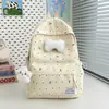 Mochila Niñas Secundaria Estilo Girly Lunares Lazo Versátil Alta Apariencia Mochila Estudiantes Femeninas Preparatoria