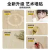 Pegatinas de pared autoadhesivas 3D tridimensionales de porcelana blanda travertino paneles de pared de fondo decorativos para restaurantes, impermeables y resistentes al desgaste, pegatinas de azulejos al por mayor para tiendas