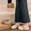 Zapatos Muller para Mujer 2026 Malla Estilo Verano Suela Suave Resistente al Desgaste Exterior Nuevos Zapatillas de Media Cara Perezosas Antideslizantes Suaves