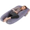Nuevo Soporte Abdominal Multifuncional de Terciopelo Cristal Almohada para Embarazo Soporte Lumbar Almohada para Dormir de Lado Almohada para Embarazo para Dormir de Lado con Abrazadera para Piernas Almohada para Dormir en Forma de U