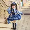 Traje Judy para Niña Ropa de Policía Conejo Primavera Otoño Niños Disney Zootopia Disfraz Vestido de Princesa
