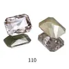 Rhinestones para Arte de Uñas Rosa Claro Accesorios DIY, Rhinestones Cuadrados Grandes Súper Brillantes Forma de Huevo de Paloma, Rhinestones K9 con Base Puntiaguda para Arte de Uñas