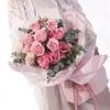 Desconto Exclusivo Transfronteiriço Atacado Papel de Presente Floral à Prova d'Água Papel de Presente Canto do Dia dos Namorados Buquê de Amor