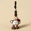 Chaveiro Pingente Escultura em Madeira Artesanal Doze Signos do Zodíaco Pingente de Corrente para Bolsa Ano do Coelho Presente de Aniversário para Amigo Fofo