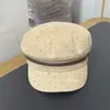 Sombrero plano de moda estilo japonés con lunares para mujer, sombrero octogonal retro estilo pintor británico de otoño e invierno, hace que la cara se vea más pequeña, sombrero casual para parejas