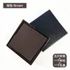 Alfombrilla cuadrada para taza de té de cuero en stock transfronteriza se puede fijar logo de empresa hilo de coser con borde aceitado alfombrilla redonda para taza de cuero pu