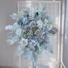 Arreglo de flores para simulación de boda arreglo de suelo para boda arreglo de boda arreglo de compromiso decoración de flor de seda artificial arreglo de flores flor de guía en el camino bola de flores flor colgante