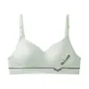 Ropa interior estilo femenino, sin varillas, para la pubertad, busto grande, hace que el busto se vea más pequeño, push-up, delgado, anti-caída, cierre trasero, venta al por mayor de sujetadores para mujer